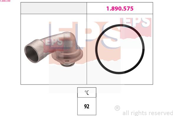 EPS 1.880.349 - Termostat, soyuducu furqanavto.az