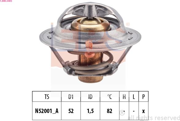 EPS 1.880.340S - Termostat, soyuducu furqanavto.az