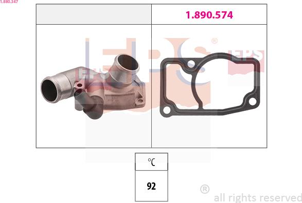 EPS 1.880.347 - Termostat, soyuducu furqanavto.az