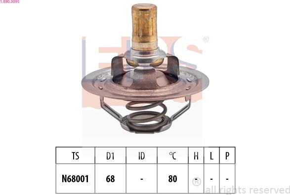 EPS 1.880.309S - Termostat, soyuducu furqanavto.az