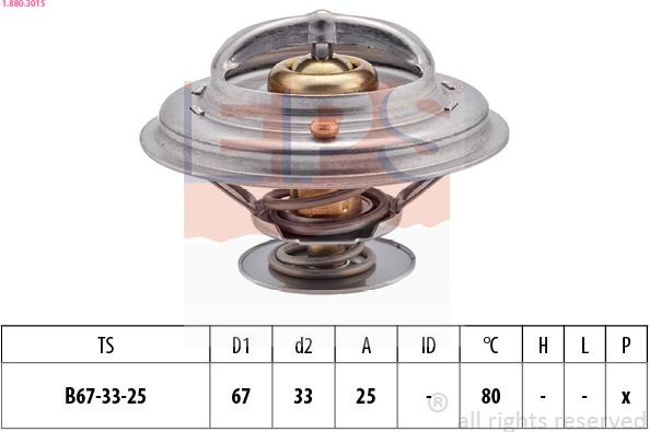 EPS 1.880.301S - Termostat, soyuducu furqanavto.az