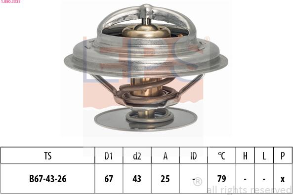 EPS 1.880.333S - Termostat, soyuducu furqanavto.az