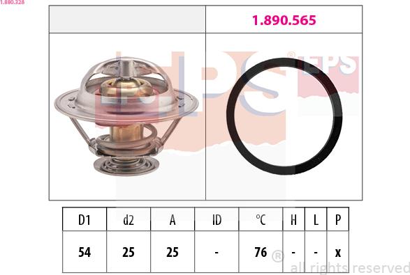 EPS 1.880.328 - Termostat, soyuducu furqanavto.az