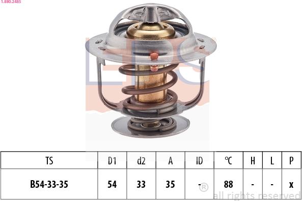 EPS 1.880.248S - Termostat, soyuducu furqanavto.az