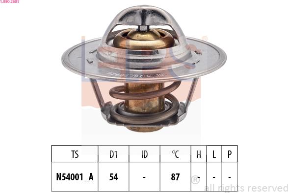 EPS 1.880.268S - Termostat, soyuducu www.furqanavto.az