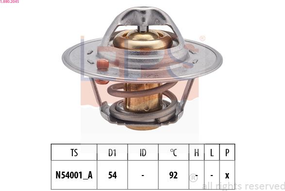 EPS 1.880.204S - Termostat, soyuducu furqanavto.az