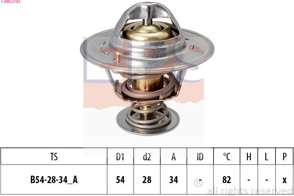 EPS 1.880.218S - Termostat, soyuducu furqanavto.az