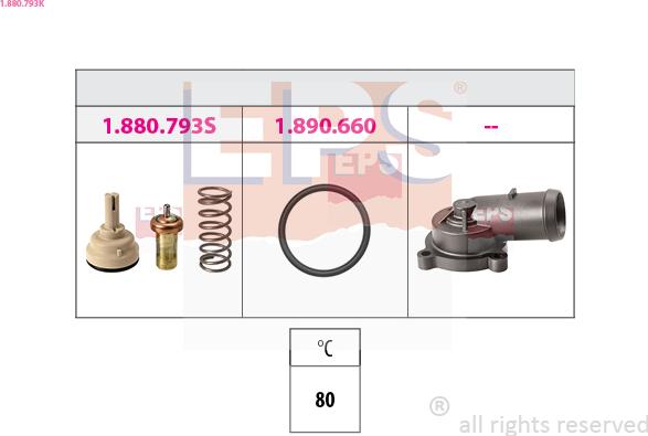 EPS 1.880.793K - Termostat, soyuducu furqanavto.az