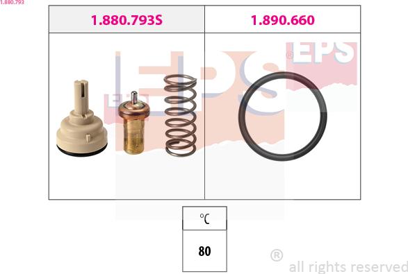 EPS 1.880.793 - Termostat, soyuducu furqanavto.az