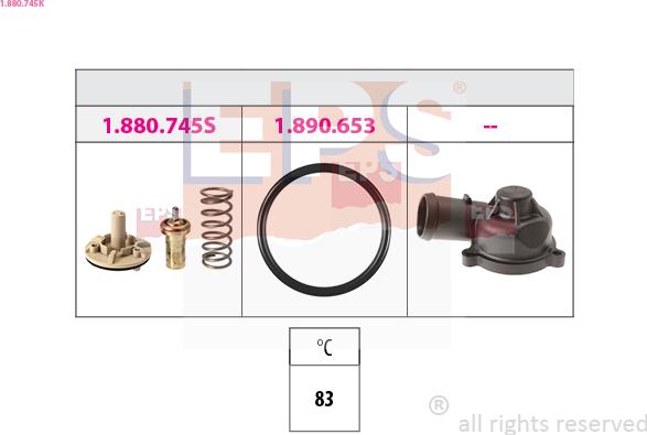 EPS 1.880.745K - Termostat, soyuducu furqanavto.az