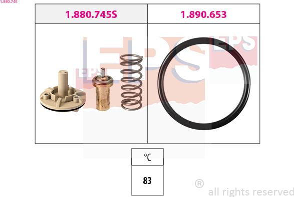 EPS 1.880.745 - Termostat, soyuducu furqanavto.az