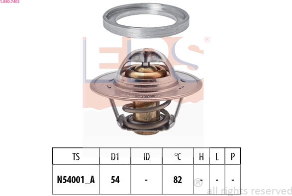 EPS 1.880.740S - Termostat, soyuducu furqanavto.az