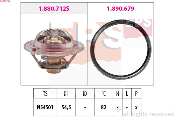 EPS 1.880.712 - Termostat, soyuducu furqanavto.az