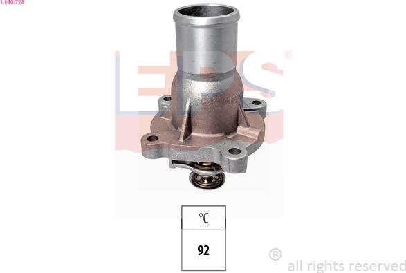 EPS 1.880.738 - Termostat, soyuducu furqanavto.az