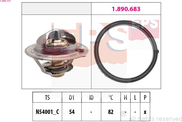 EPS 1.880.727 - Termostat, soyuducu www.furqanavto.az