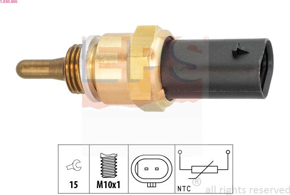 EPS 1.830.406 - Sensor, yağın temperaturu furqanavto.az