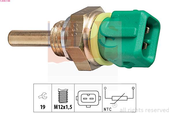 EPS 1.830.148 - Sensor, soyuducu suyun temperaturu furqanavto.az