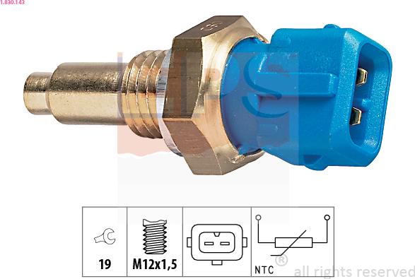 EPS 1.830.143 - Sensor, soyuducu suyun temperaturu furqanavto.az