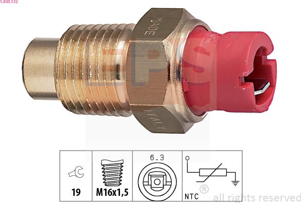 EPS 1.830.132 - Sensor, soyuducu suyun temperaturu furqanavto.az