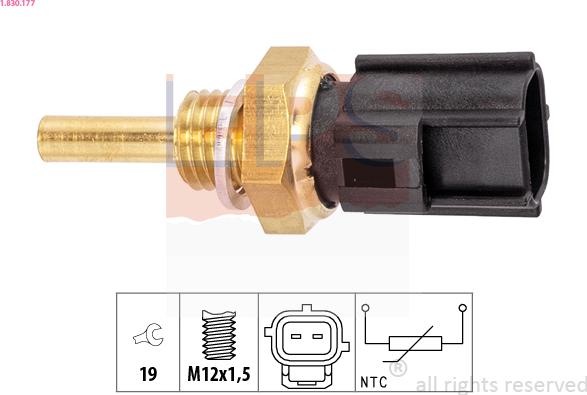 EPS 1.830.177 - Sensor, yağın temperaturu furqanavto.az