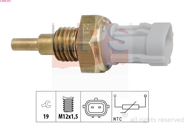 EPS 1.830.351 - Sensor, yağın temperaturu furqanavto.az