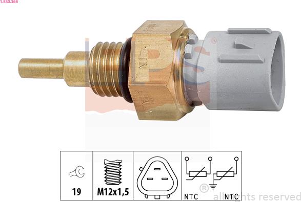 EPS 1.830.368 - Sensor, soyuducu suyun temperaturu furqanavto.az