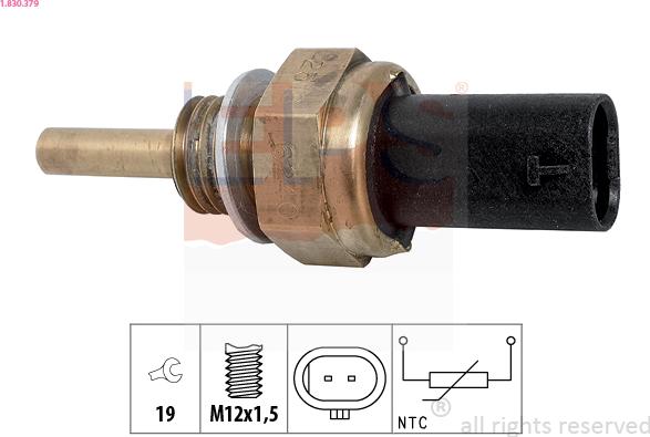 EPS 1.830.379 - Sensor, soyuducu suyun temperaturu furqanavto.az