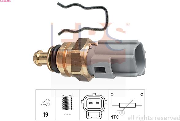 EPS 1.830.285 - Sensor, soyuducu suyun temperaturu furqanavto.az