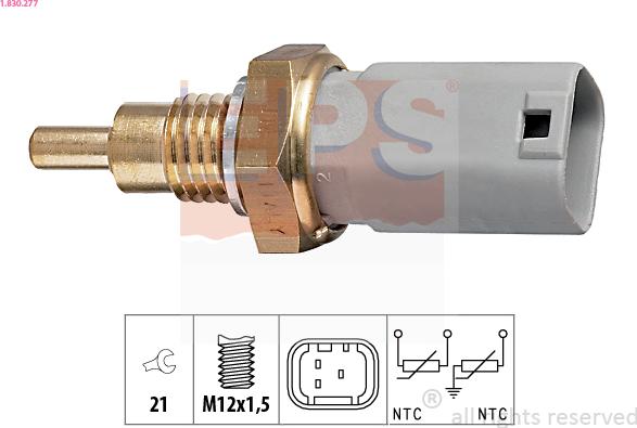 EPS 1.830.277 - Sensor, soyuducu suyun temperaturu furqanavto.az