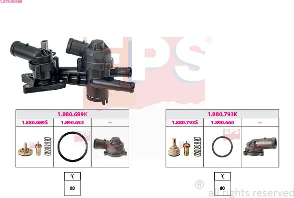 EPS 1.879.959KK - Termostat, soyuducu furqanavto.az