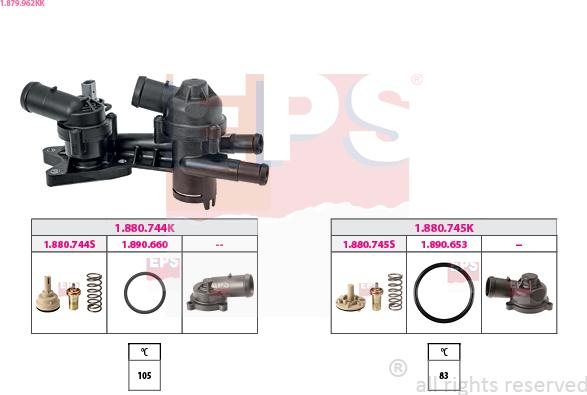 EPS 1.879.962KK - Termostat, soyuducu furqanavto.az