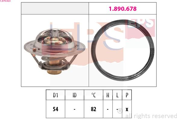 EPS 1.879.923 - Termostat, soyuducu furqanavto.az