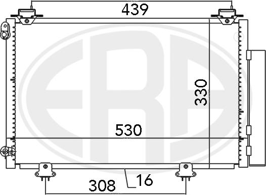 ERA 667041 - Kondenser, kondisioner furqanavto.az