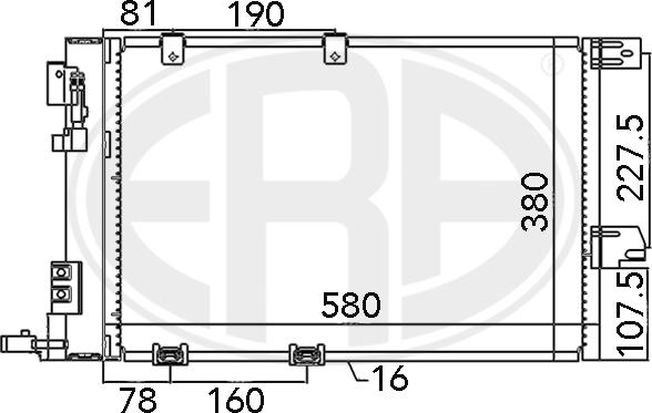 ERA 667043 - Kondenser, kondisioner furqanavto.az