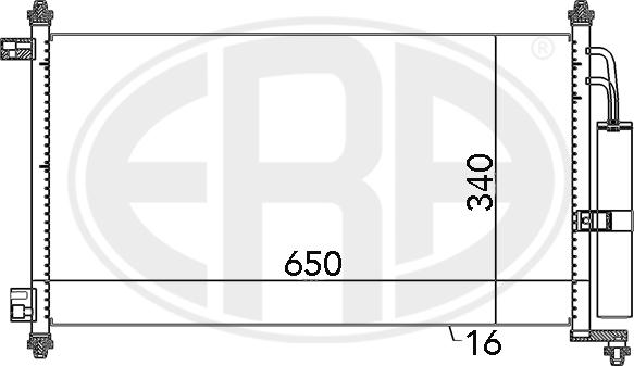 ERA 667069 - Kondenser, kondisioner furqanavto.az