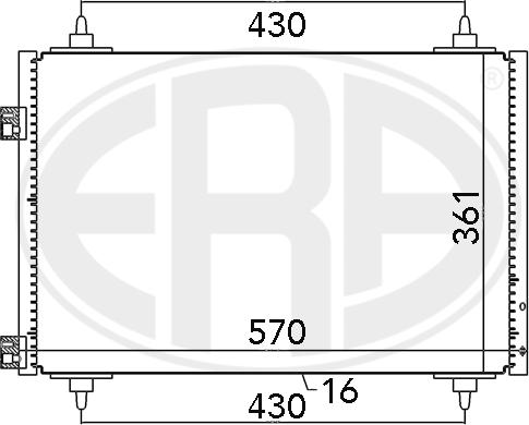 ERA 667068 - Kondenser, kondisioner furqanavto.az