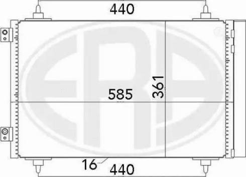 Ava Quality Cooling CNA5263 - Kondenser, kondisioner furqanavto.az