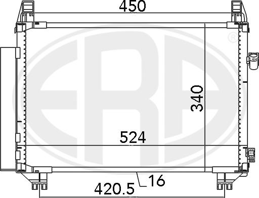 ERA 667087 - Kondenser, kondisioner furqanavto.az