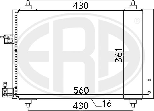 ERA 667039 - Kondenser, kondisioner furqanavto.az