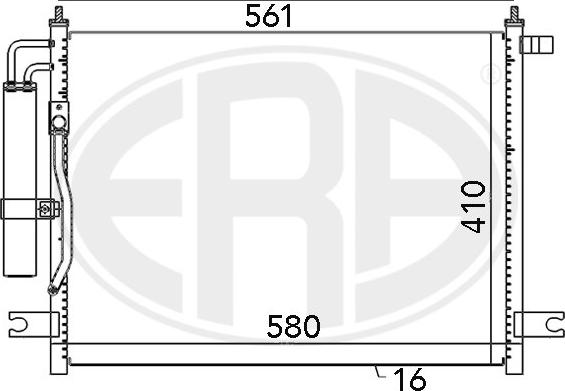 ERA 667034 - Kondenser, kondisioner furqanavto.az