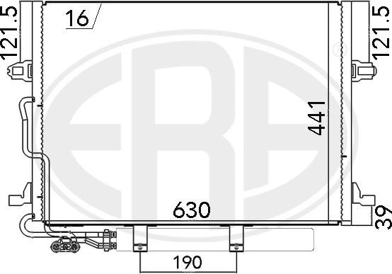 ERA 667033 - Kondenser, kondisioner furqanavto.az