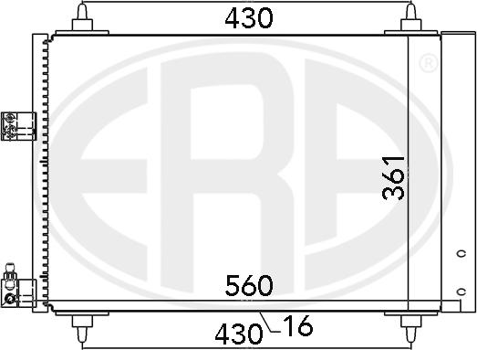 ERA 667020 - Kondenser, kondisioner furqanavto.az