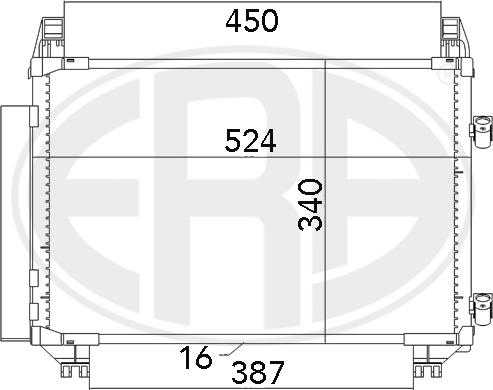 ERA 667070 - Kondenser, kondisioner furqanavto.az