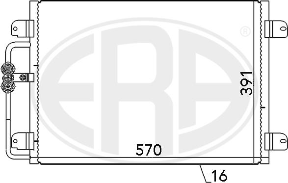 ERA 667143 - Kondenser, kondisioner furqanavto.az