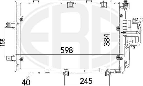 ERA 667129 - Kondenser, kondisioner furqanavto.az