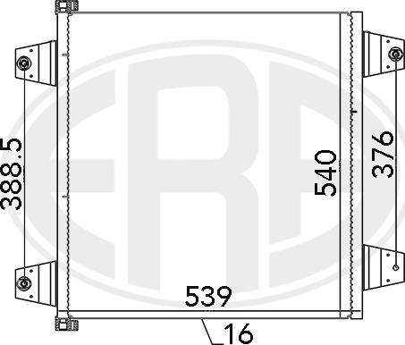 ERA 667123 - Kondenser, kondisioner furqanavto.az