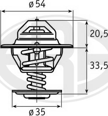 ERA 350153 - Termostat, soyuducu furqanavto.az