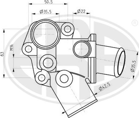 ERA 350360 - Termostat, soyuducu furqanavto.az