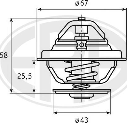 ERA 350301 - Termostat, soyuducu furqanavto.az