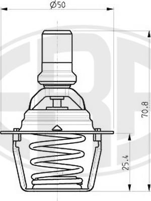 ERA 350251 - Termostat, soyuducu furqanavto.az